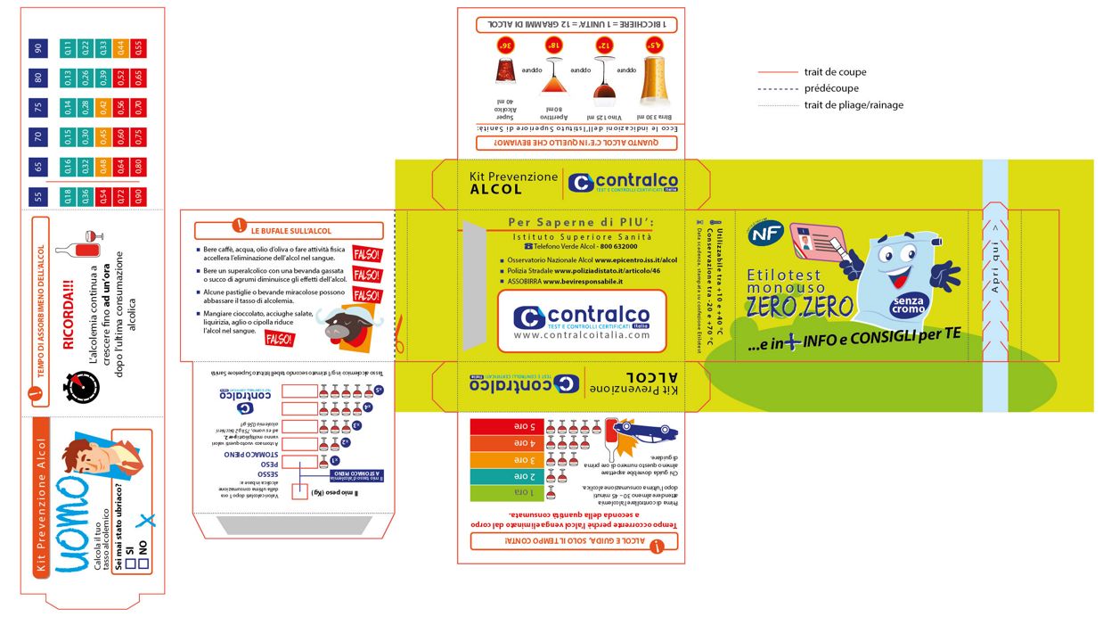 Kit Etilotest Contralco Zero Assoluto