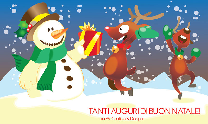 Illustrazione Auguri di Natale