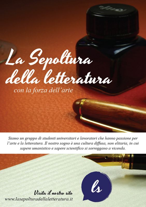 Brochure per Sepoltura della Letteratura